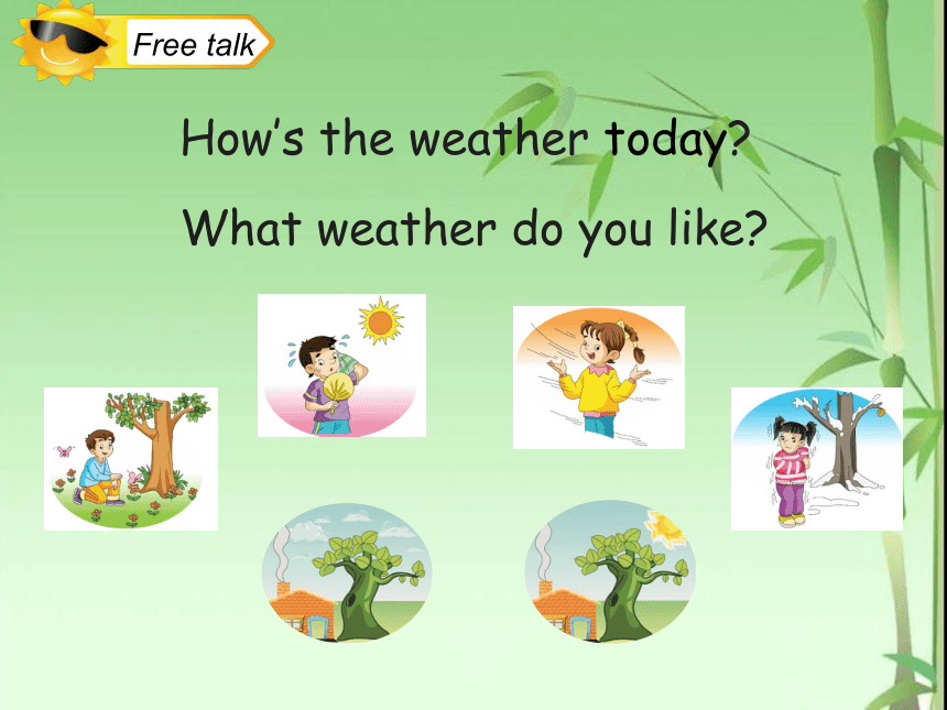 Unit 4 How's the weather today？Lesson19 课件（18张ppt）