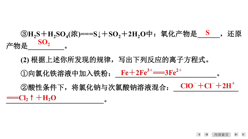 第1章　第3节　课题2　氧化还原反应的基本规律（共30张ppt）