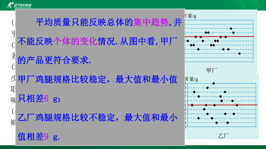 6.4 数据的离散程度（1） 课件（共20张PPT）