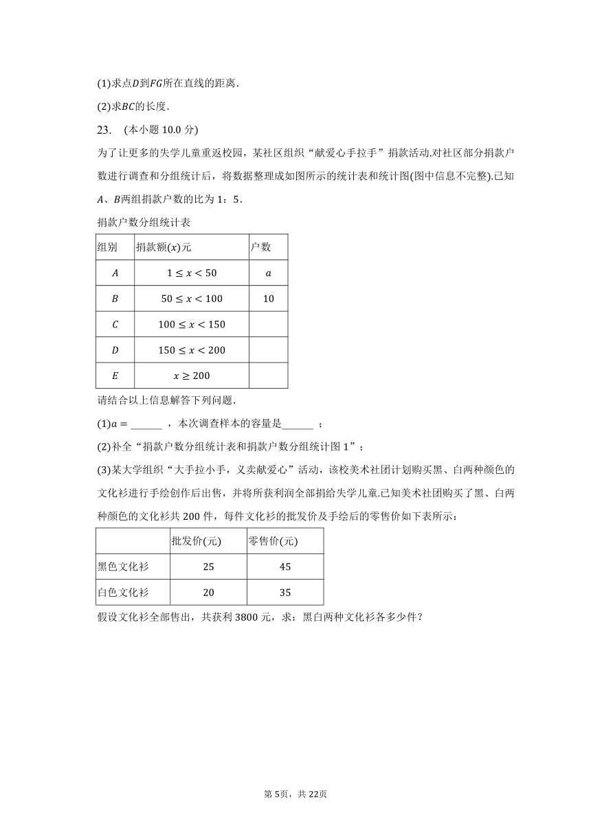 2023年湖南省株洲五中中考数学模拟试卷（含解析）