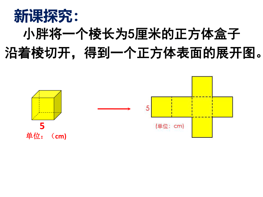 五年级下册数学课件   4.7  长方形和正方形的表面积沪教版（21张ppt）