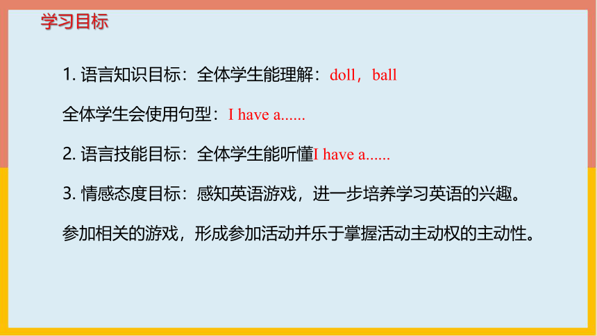 Unit 4 I have a ball   Lesson 19课件（15张PPT）