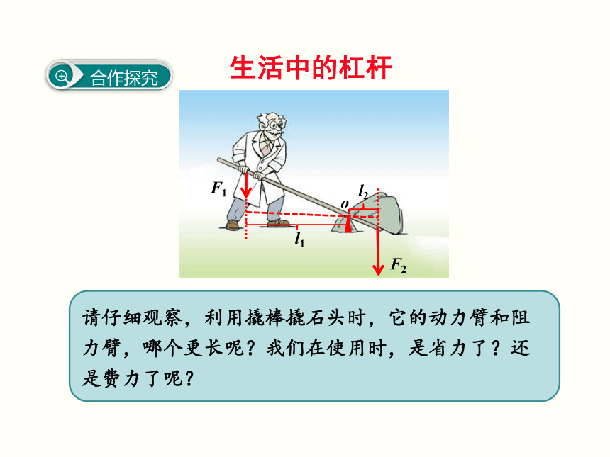 人教版物理八年级下册 12.1扛杆 课件（22张）