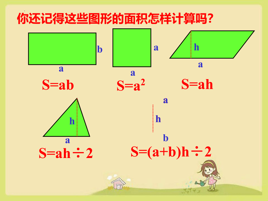 人教版五年级上册数学《组合图形的面积—解决问题》课件(共15张PPT)