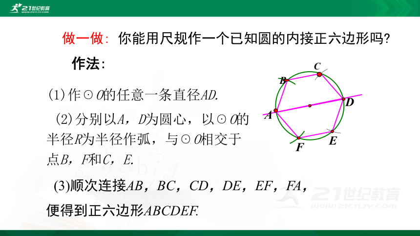 3.8  圆内接正多边形  课件（共24张PPT）