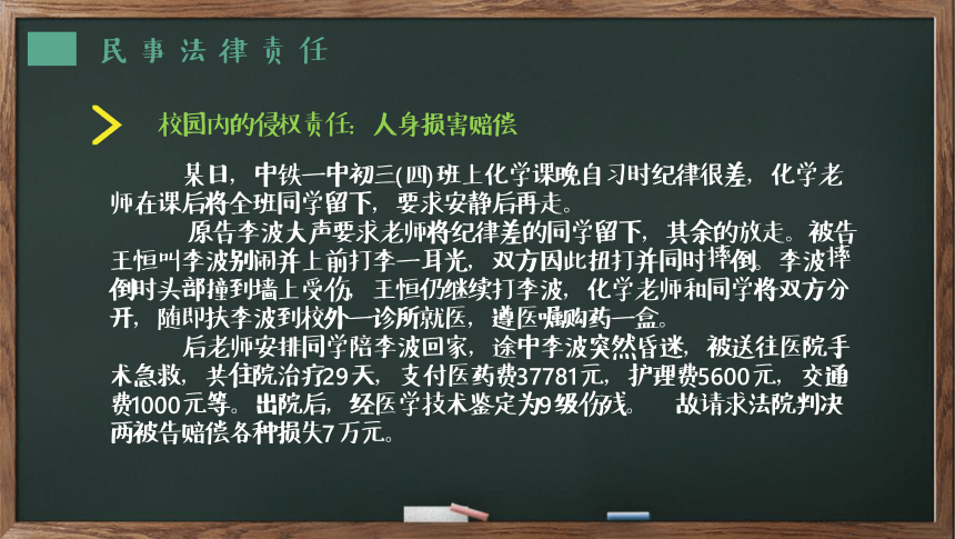 中学普法宣传教育——青少年的法律责任 课件(共37张PPT)