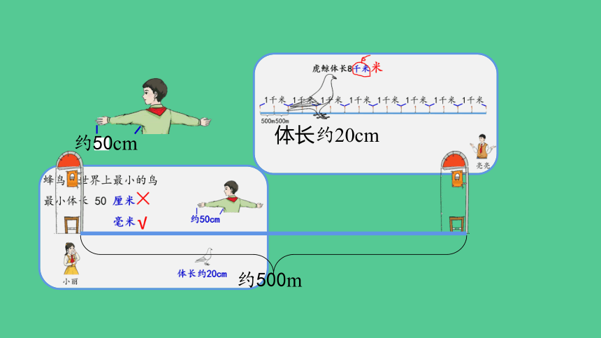 （2023秋新插图）人教版三年级数学上册 3 测量 整理与复习(课件)(共38张PPT)