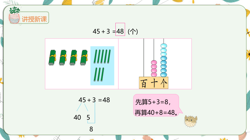 苏教版数学一下 4.2两位数加减一位数（不进位）（课件）