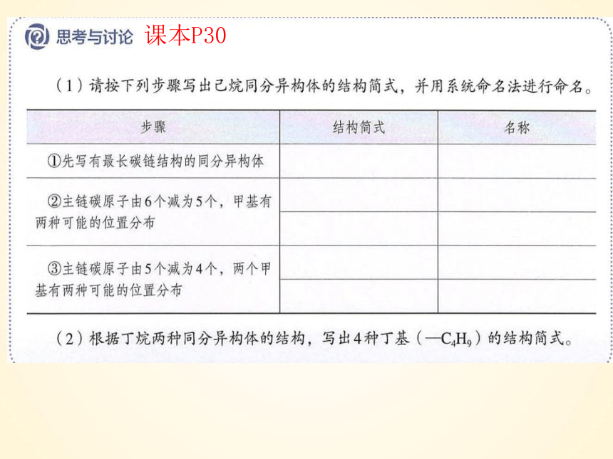 化学人教版（2019）选择性必修3 2.1.2 有机物的命名（共52张ppt）