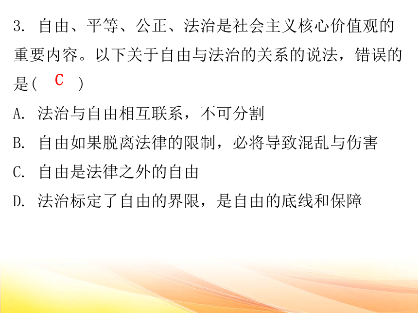 第四单 元崇尚法治精神复习 课件（共27张PPT）