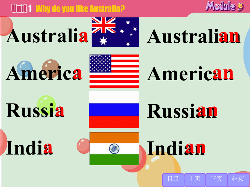 Module 9 Unit 1  Why do you like Australia?课件(共27张PPT)