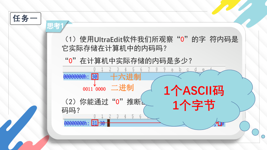 1.3字符编码 课件(共22张PPT，内嵌视频)-2021-2022学年浙教版（2019）高中信息技术必修1