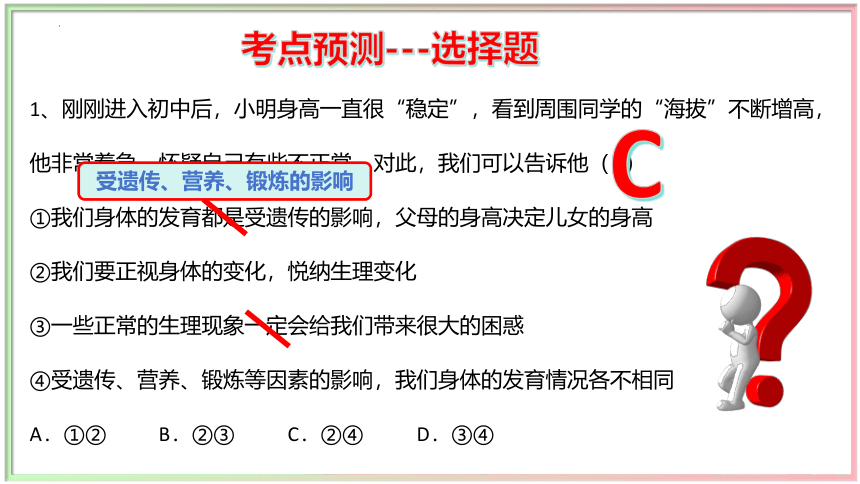 期中高频考点串讲课件(共37张PPT)-七年级道德与法治下学期期中考点大串讲（统编版）