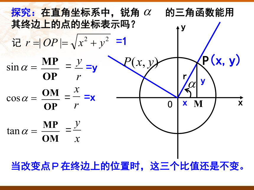 人教A版（2019）必修第一册5.2.1 三角函数的概念 课件（共18张ppt）