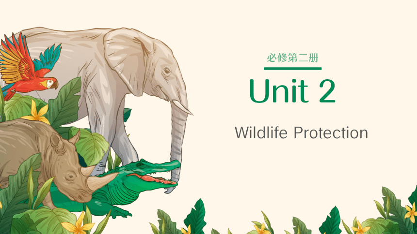 人教版（2019）必修 第二册Unit 2 Wildlife protection复习课件（共45张ppt）
