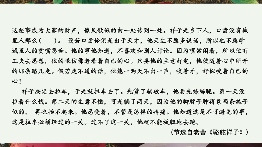 （安徽省）语文中考专题一  名著阅读 课件（91张PPT）