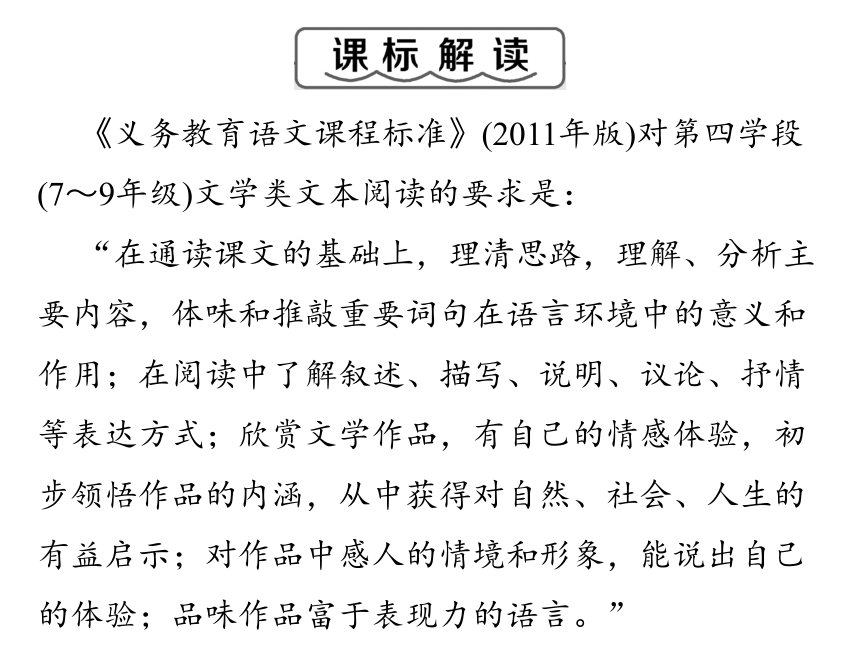 2022年广东中考语文一轮复习考点突破课件：现代文阅读之文意理解与概括（共118张PPT）