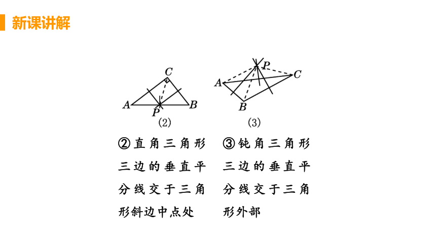 北师大版数学八年级下册1.3.2三角形三边的垂直平分线的性质 课件（22张）