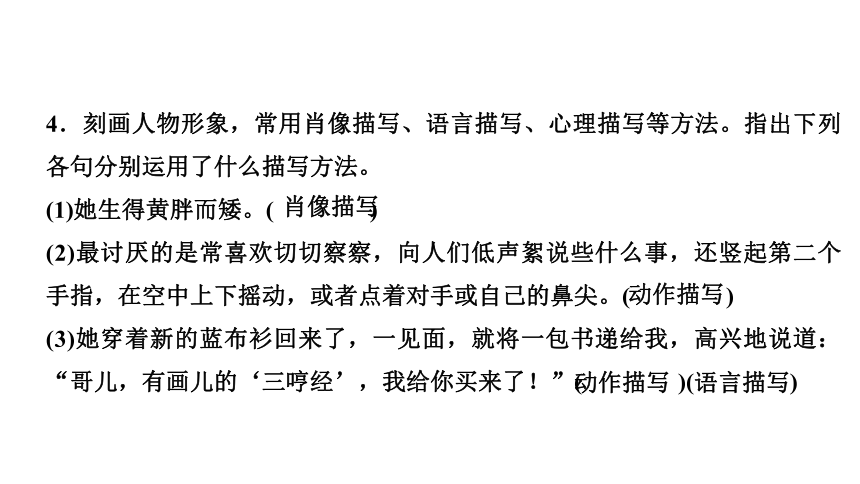 10　阿长与《山海经》 讲练课件——2020-2021学年湖北省黄冈市七年级下册语文部编版(共31张PPT)