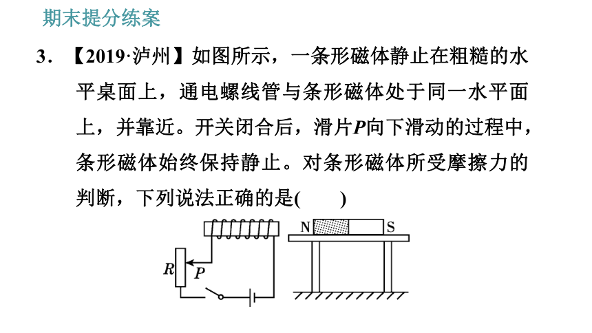 教科版九年级上册物理习题课件 期末提分练案 第5讲 第2课时  技巧训练 分析电磁现象的一些技巧（31张）