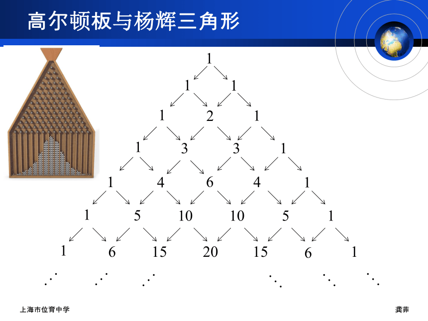 沪教版（上海）数学高三上册-16.5 二项式系数与杨辉三角形 课件（62张PPT）