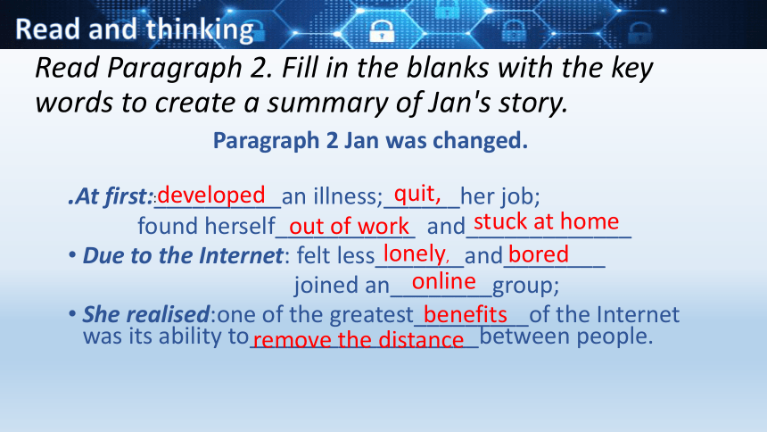 人教版（2019）必修二：Unit 3 The Internet Reading and Thinking课件（28张ppt）