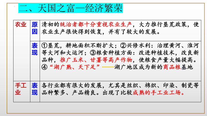 第三单元明清时期：统一多民族国家的巩固与发展复习课件(共17张PPT)