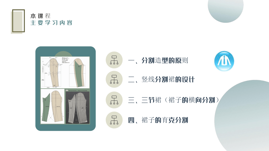 3.1.4分割裙 课件(共18张PPT)-《服装CAD》同步教学（高教版）