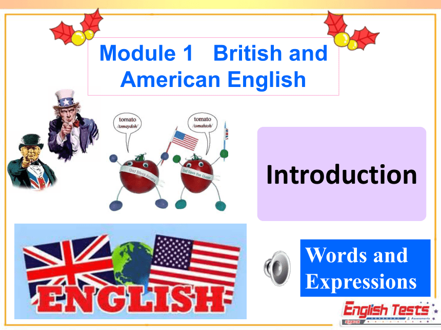 外研版  必修五  Module 1 British and American English Introduction (共38张PPT)