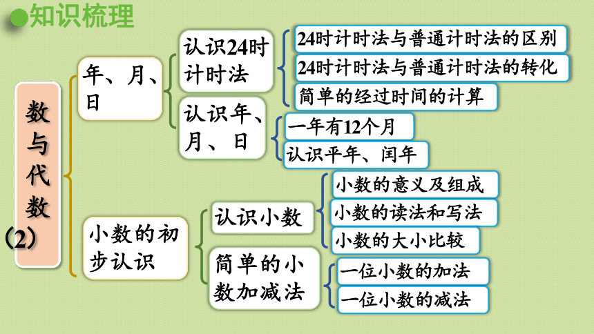 青岛版三年级数学下册 回顾整理—— 总复习 领域一 数与代数（2）  课件(共29张PPT)