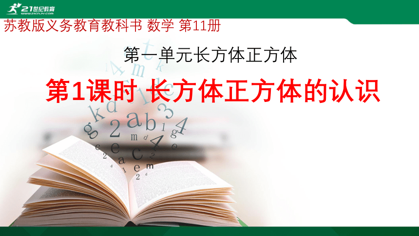 苏教版六年级上册1.1长方体正方体的认识 课件（29张PPT）