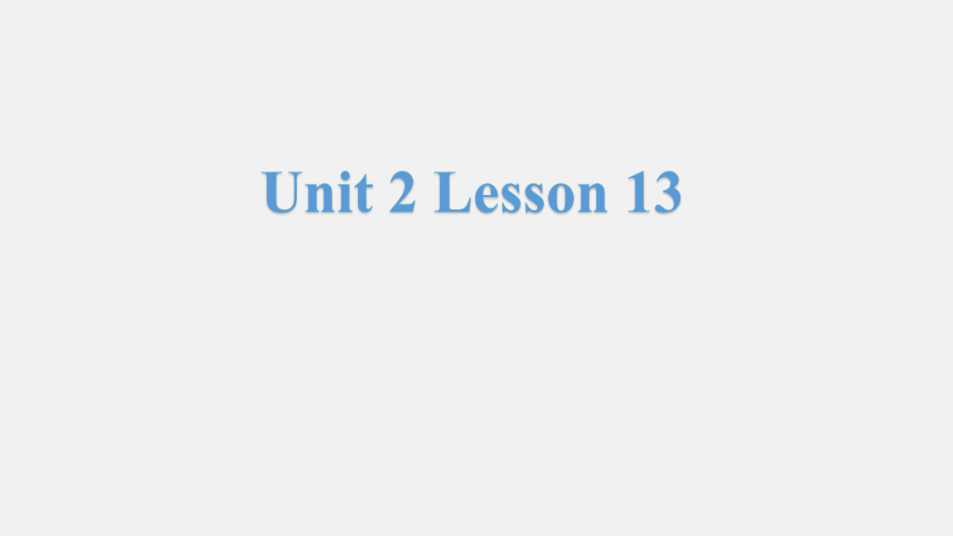 Unit 2 Clothes lesson 13（共19张PPT）