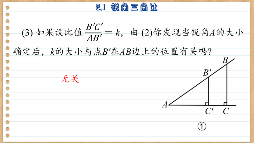 2.1  锐角三角比  初中数学九年级上册青岛版课件(共35张PPT)