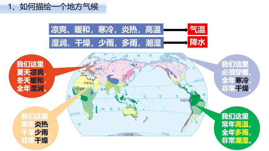 4.3世界的主要气候类型 课件(共32张PPT) 2022-2023学年粤教版地理七年级上册