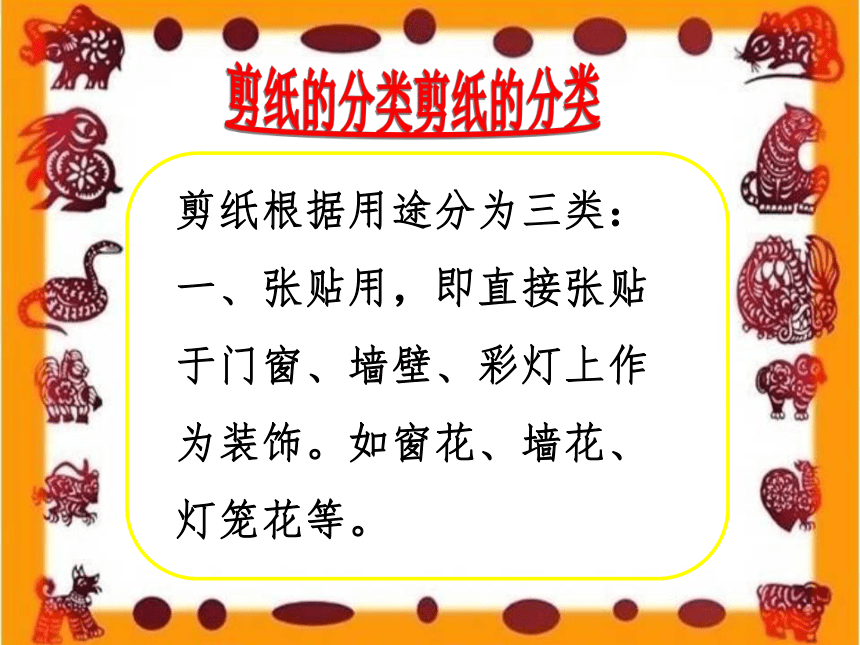 山西剪纸 课件( 33张PPT) 综合实践活动三年级上册 全国通用