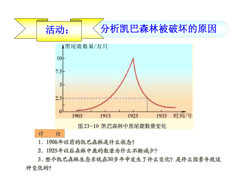 北师大版生物八年级下册 8.23.4 生态系统的稳定性 课件(共23张PPT)