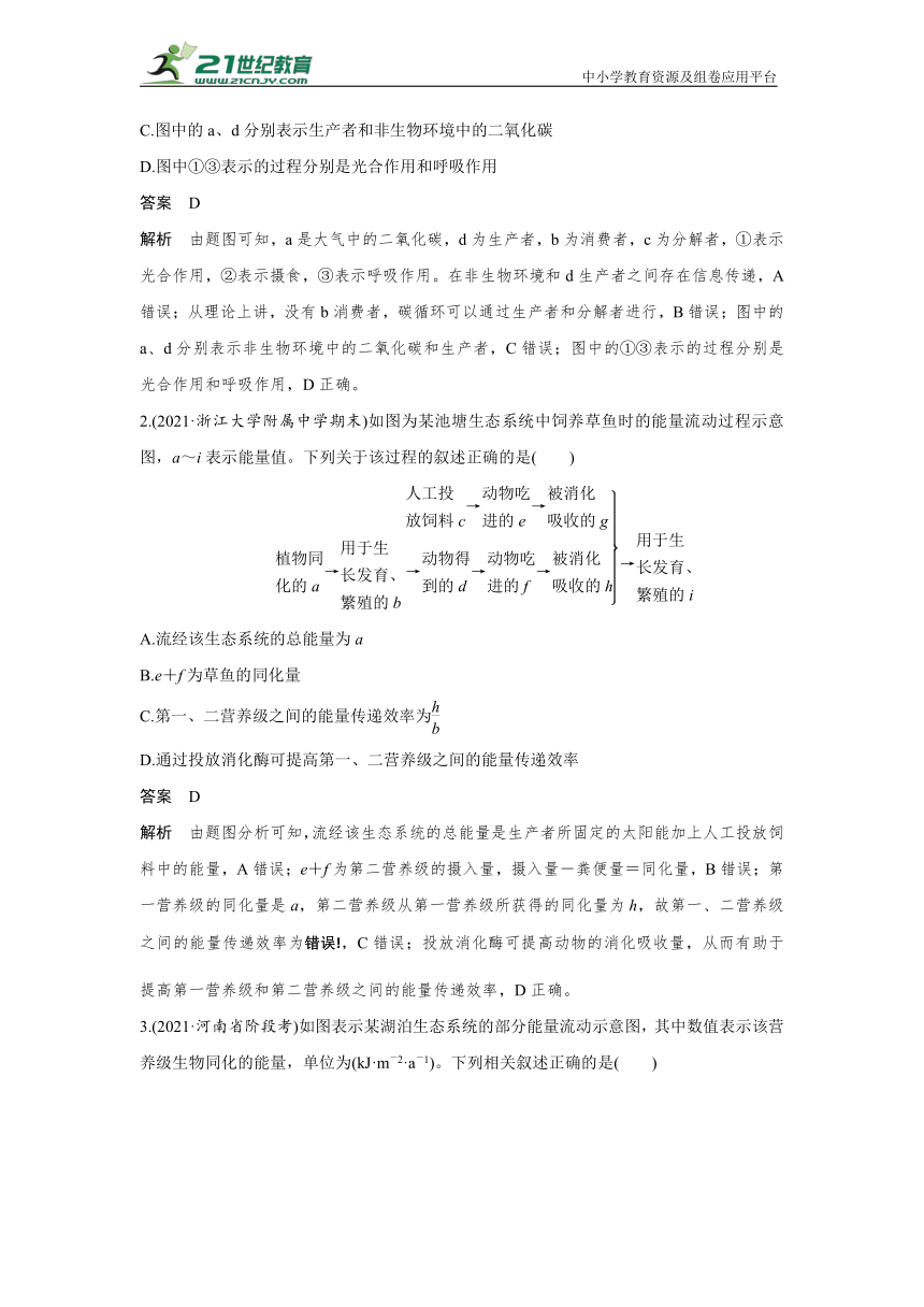 【生物新高考一轮复习】热点微练27　生态系统的功能（word版含解析）