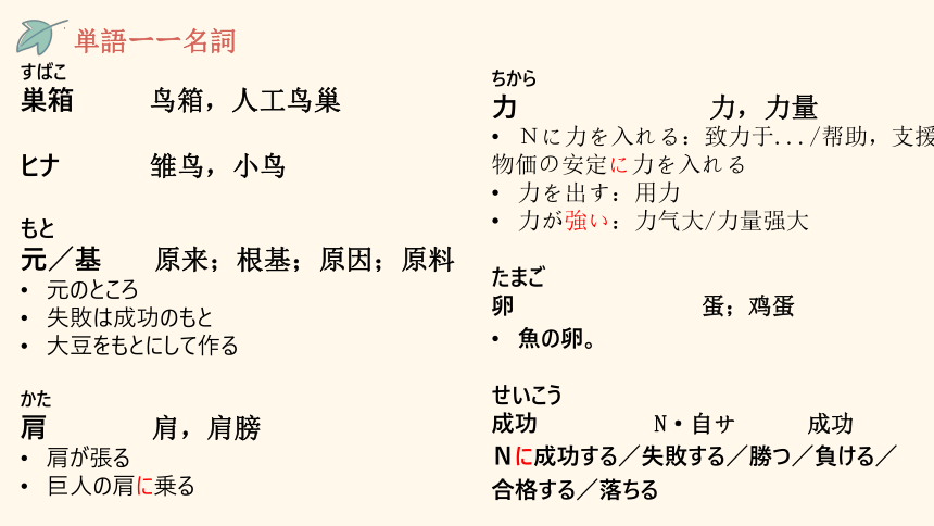 第5课 鳥の巣箱 课件(共43张PPT) 2023-2024学年初中日语九年级人教版第三册