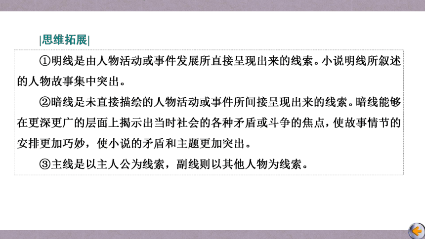 2023届高三语文一轮复习课件：概括分析小说的情节（83张PPT)