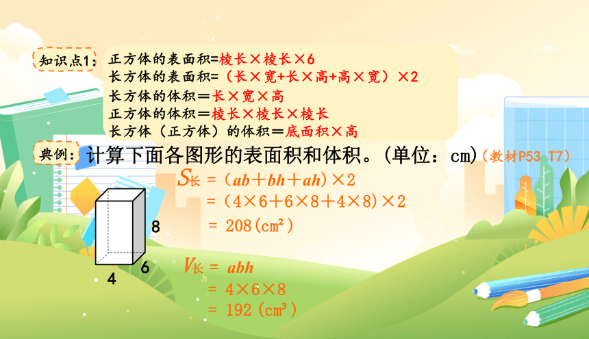 北师大版小学数学五年级下册《整理与复习（二）》教学课件(共12张PPT)