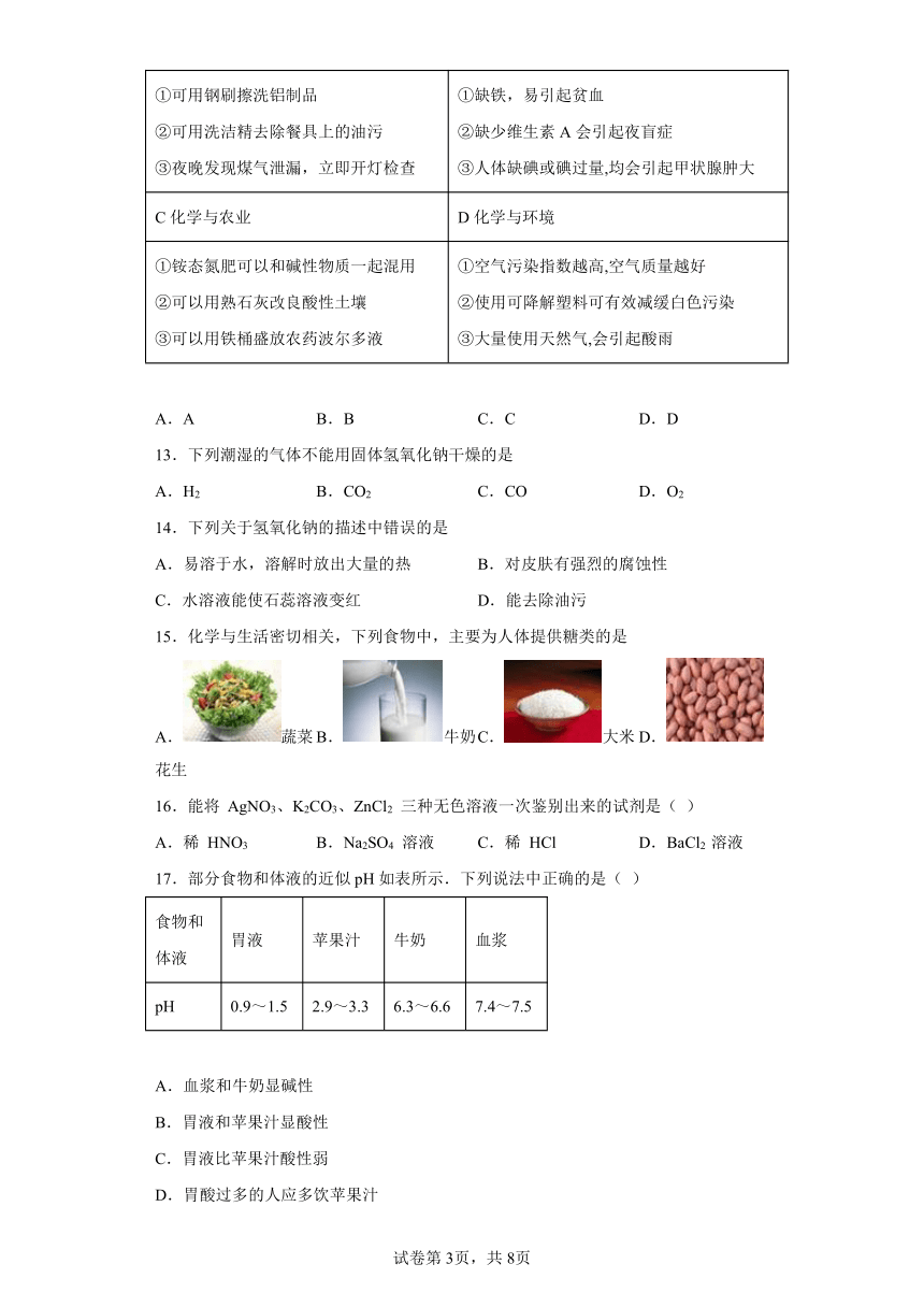 黑龙江省鸡西市密山市杨木中学2022-2023学年九年级上学期期末化学试题(含答案)