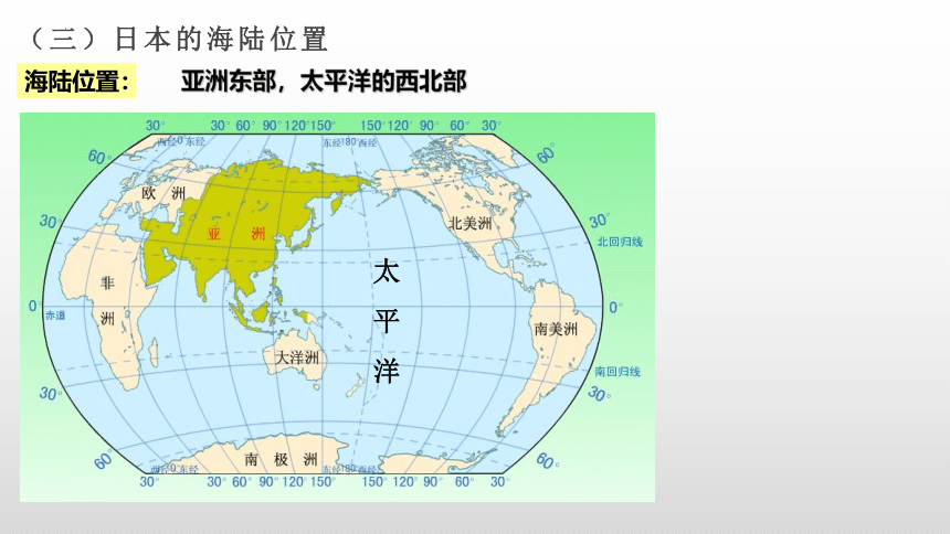 7.1《日本》课件(共34张PPT)2022-2023学年人教版地理七年级下册