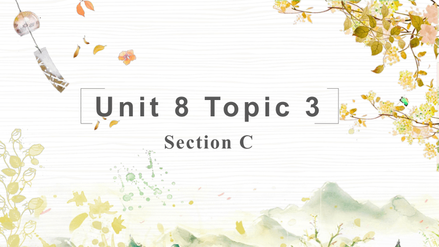 Unit 8 Our Clothes Topic 3 He said the fashion show was wonderful.SectionC课件(共16张PPT)