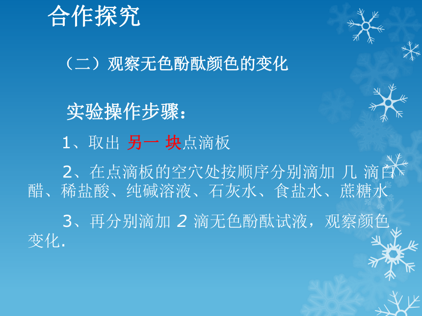 2020-2021学年九年级化学沪教课标版下册第七章第1节  溶液的酸碱性  课件(共24张PPT)