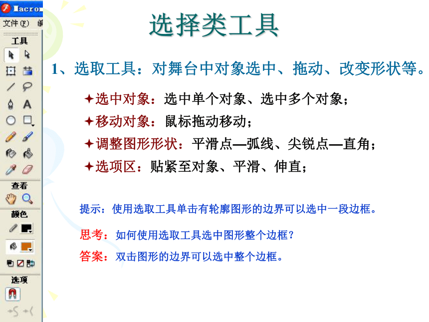 人教版八年级上册信息技术 1.2Flash的工作环境 课件（14张幻灯片）