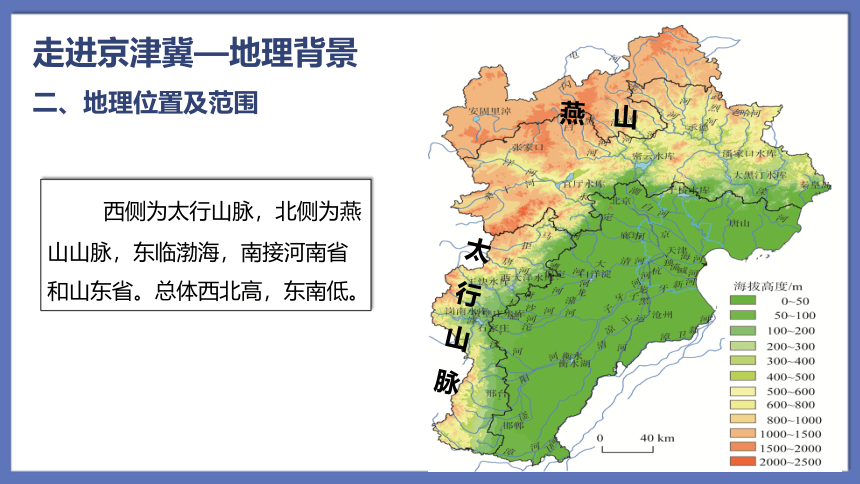 高中地理中图版（2019）必修二课件：4.1 京津冀协同发展的地理背景 (29张)