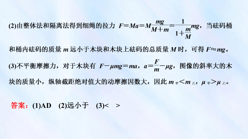 4.2实验：探究加速度与物体受力、物体质量的关系课件高一上学期物理人教版（2019）必修第一册（36张PPT）