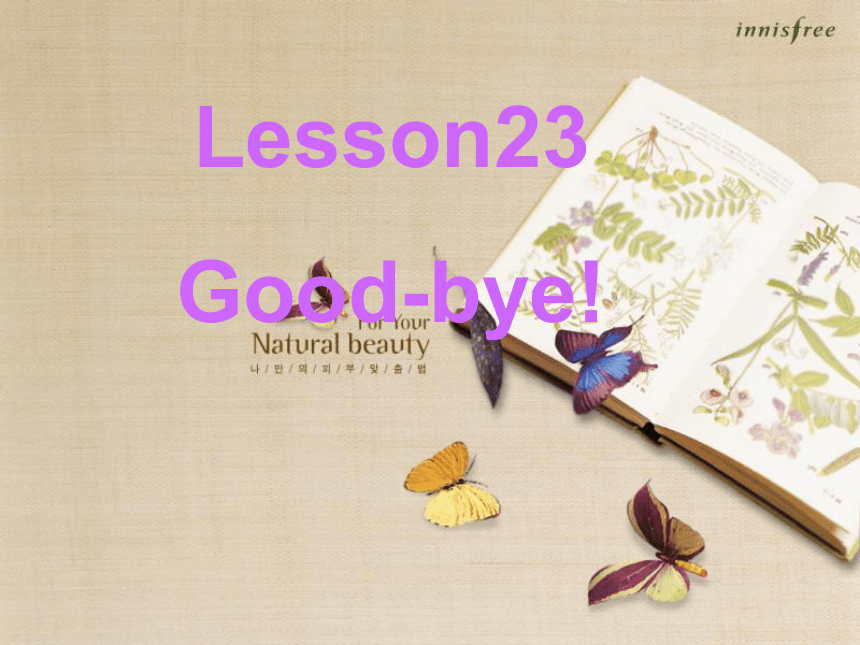 Unit 4 Li Ming Comes Home  Lesson 23 Good-bye!课件（18张PPT）