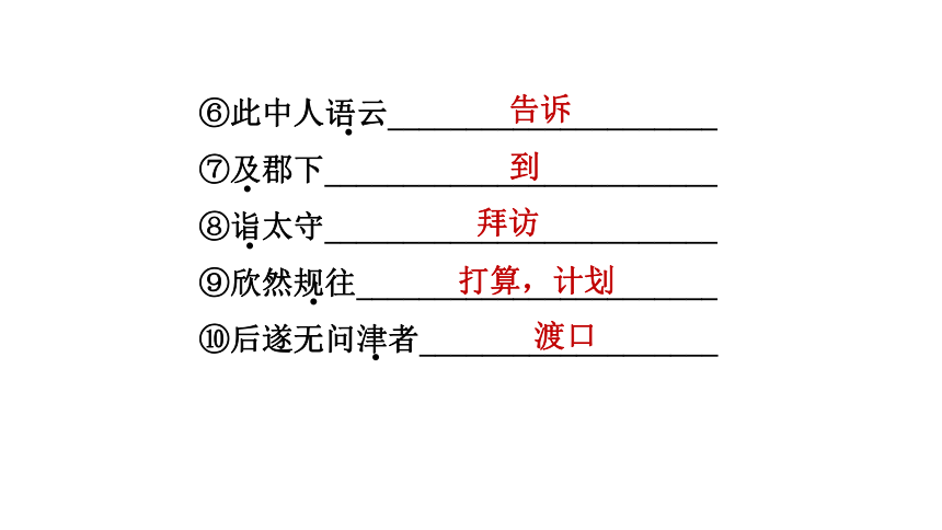 第19课时   八年级下册文言文(一) 讲练课件—广西百色市2021届中考语文复习(共35张PPT)