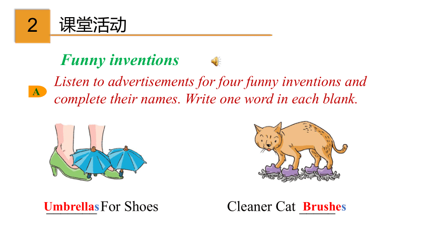 Unit 4 Inventions Listening and Speaking 课件(共33张PPT)